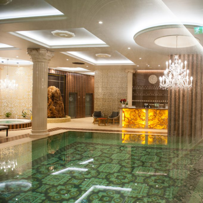 Wellness hotel, obklady a dlažby, Slovensko